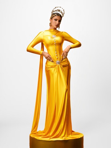 Mew Mews Dress 'Panya' in Gold