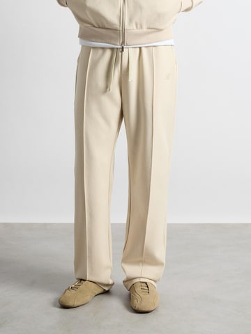 Burocs Wide leg Workout Pants in Beige