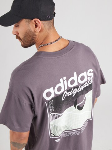 T-Shirt 'TENNIS CLUB' ADIDAS ORIGINALS en gris