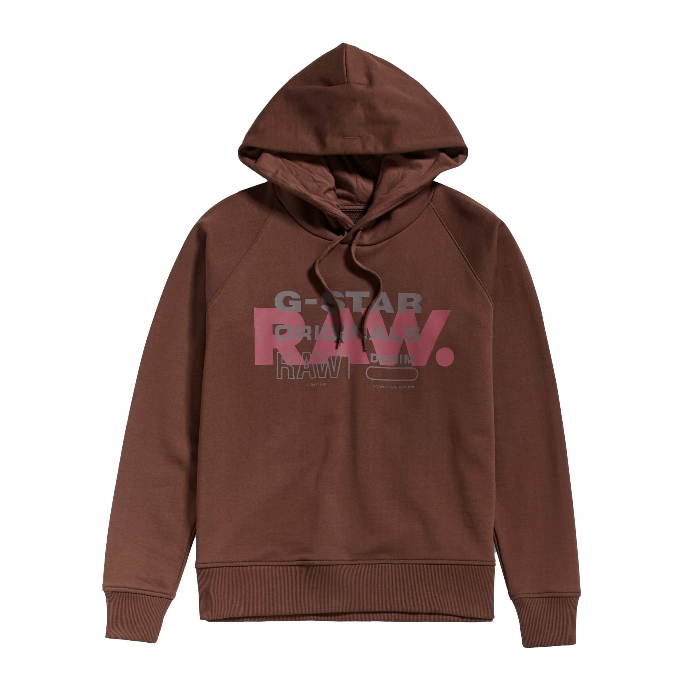 G-STAR Tréning póló - barna: elől