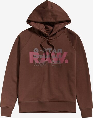 G-Star RAW Sweatshirt in Braun: predná strana