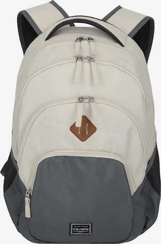 Sac à dos TRAVELITE en beige : devant