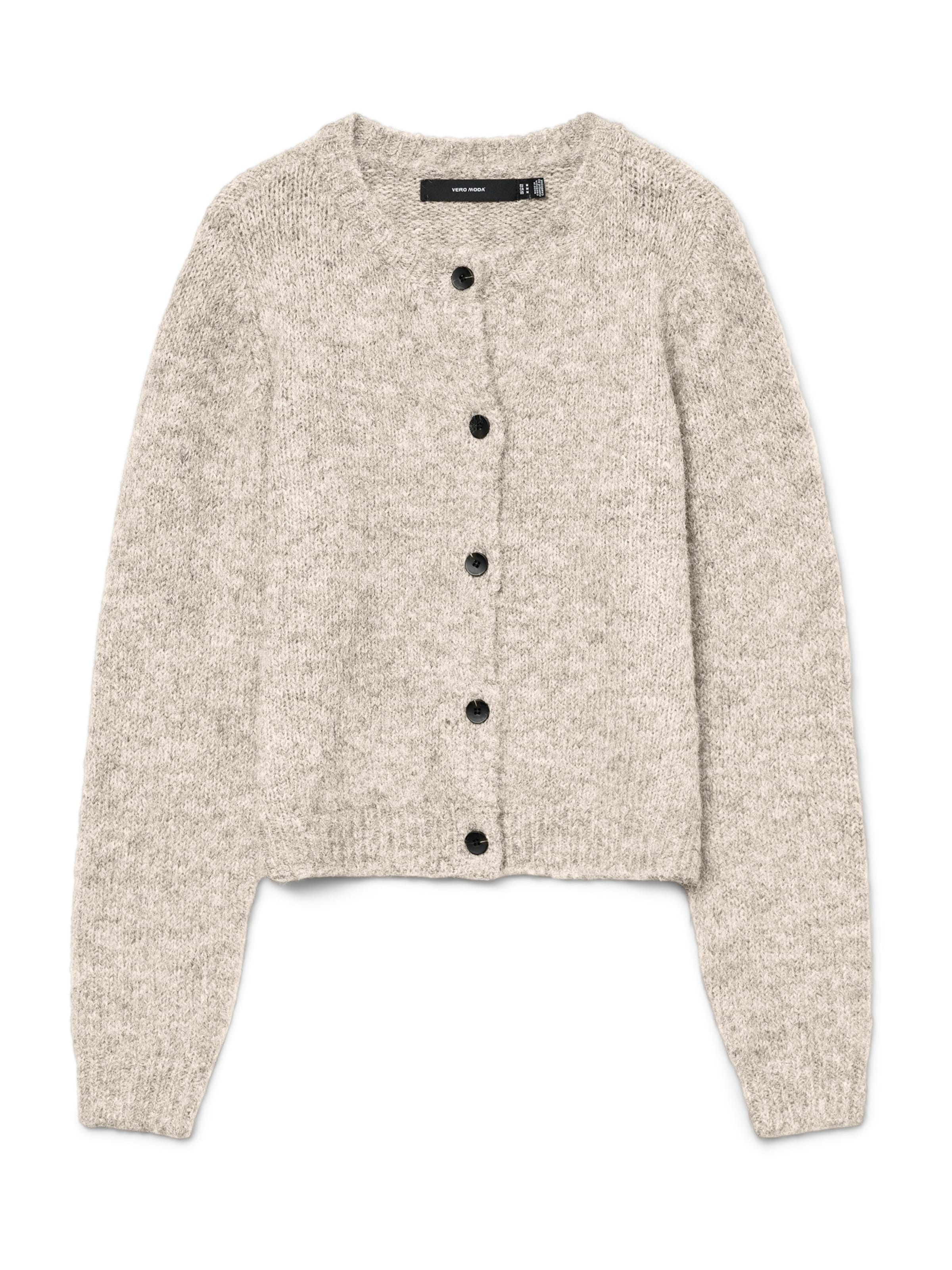 Vero Moda Curve Pletena jopa 'VMCNOVAH' v velikosti XL-XXL  | progasto bež barva, Prikaz izdelka
