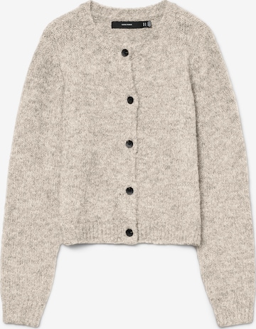 Vero Moda Curve Pletena jopa 'VMCNOVAH' | bež barva: sprednja stran