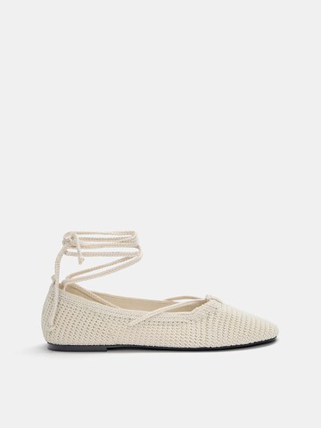 Ballerines à lanières Pull&Bear en beige