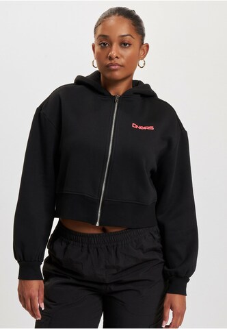 Veste de survêtement Dangerous DNGRS en noir : devant