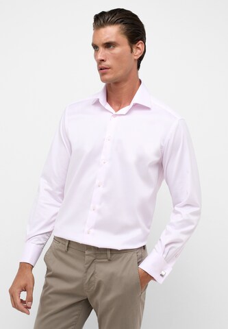 ETERNA Comfort fit Button Up Shirt in Pink: front