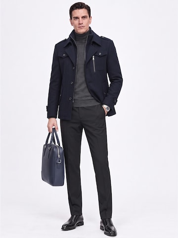 ALLTHEMEN Winterjas 'Morgenkühle-1' in Blauw