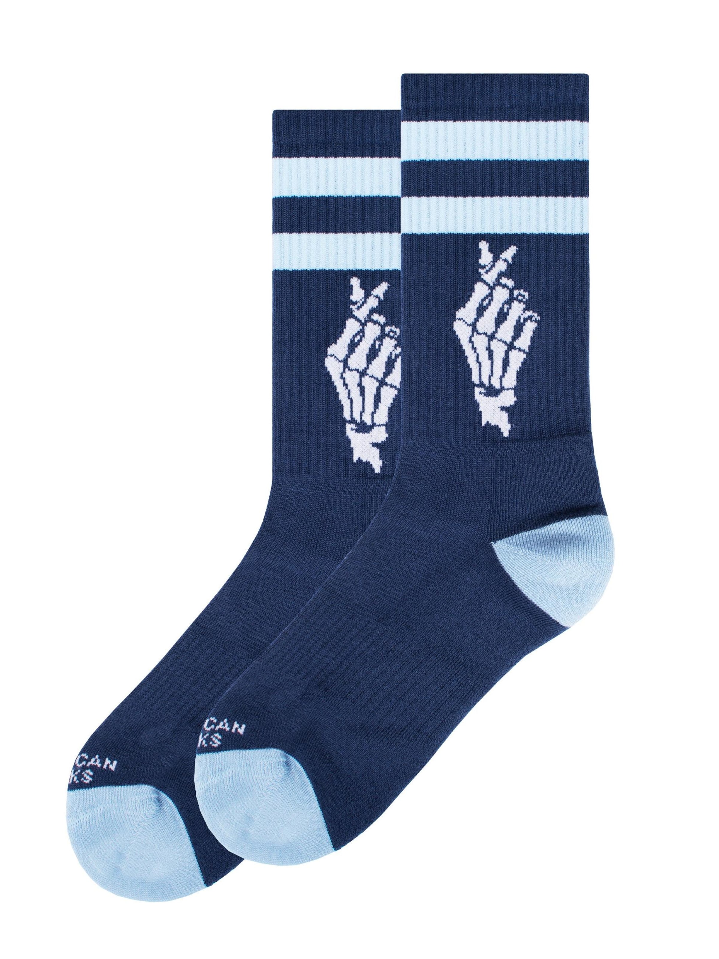 American Socks Socks 'Luv You' in Blue: front