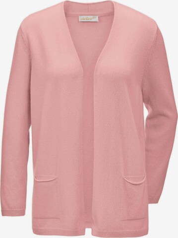 Goldner Knit Cardigan in Pink: front