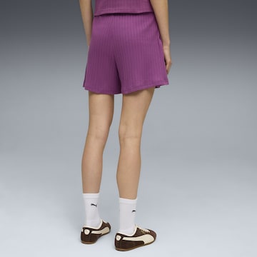 PUMA Wide leg Sportbroek 'Her' in Lila