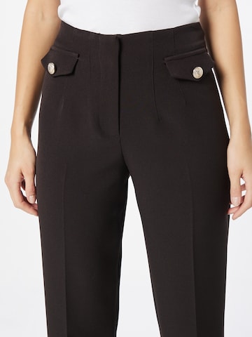 River Island Tapered Pleated Pants in Black