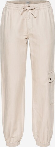 CAMEL ACTIVE Tapered Cargo Pants in Beige: front