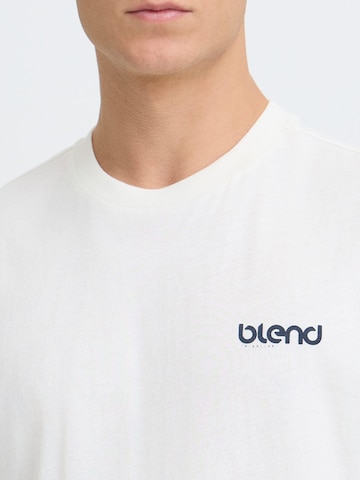 BLEND Rundhalsshirt ' BHFlow ' in Weiß
