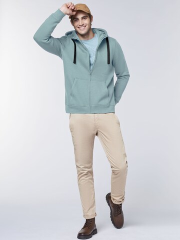 CHIEMSEE Zip-Up Hoodie in Blue