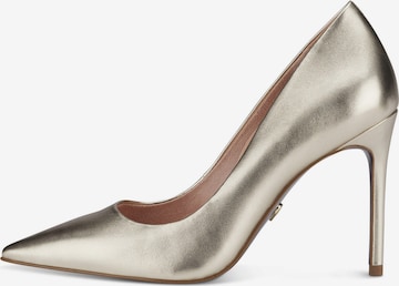 Tamaris Heart & Sole Pumps in Gold