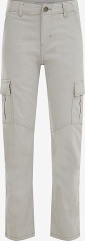 WE Fashion Kalhoty – šedá: přední strana