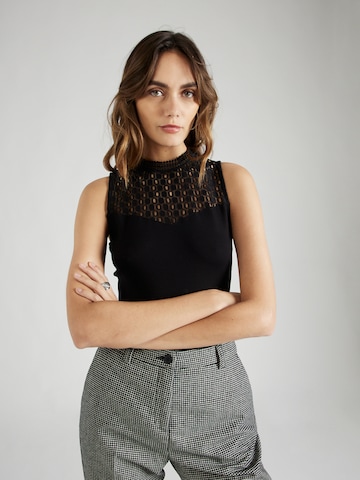 ABOUT YOU Top 'Cara' in Black: front