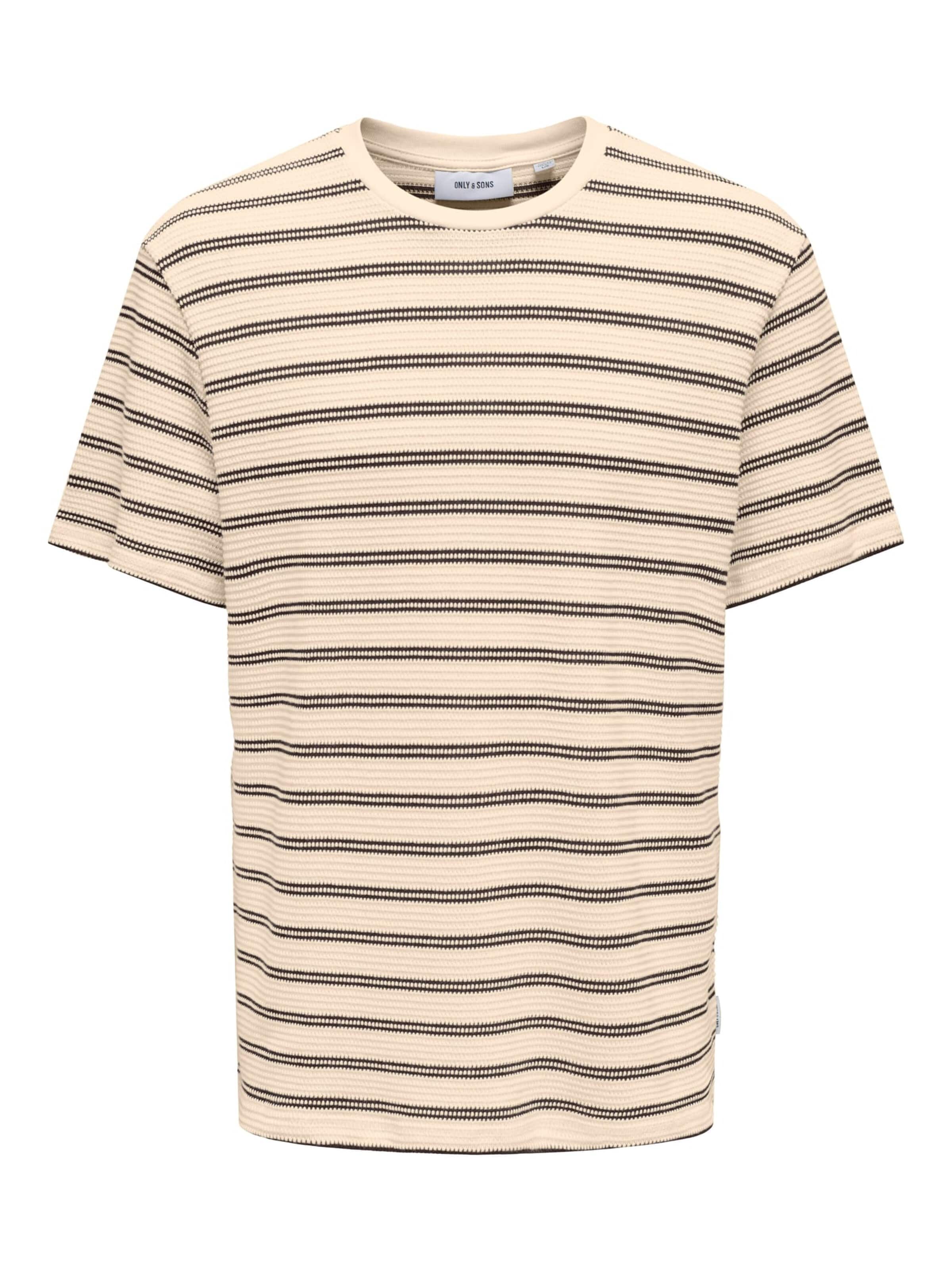 Only & Sons Shirt 'Ian' in Beige: voorkant