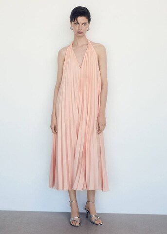 Robe 'Salmon' MANGO en orange : devant
