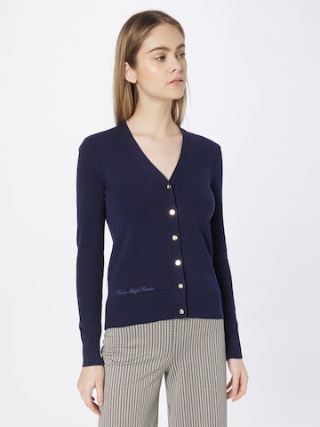 Lauren Ralph Lauren Knit cardigan 'DENZEL' in Blue: front