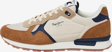 Pepe Jeans Sneakers 'Brit' in Brown: front