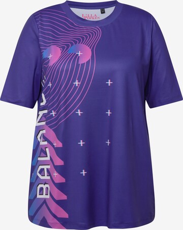 T-shirt Ulla Popken en violet : devant