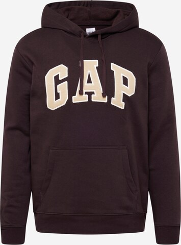 GAP Sweatshirt in Bruin: voorkant