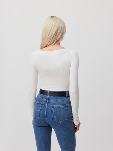 Body a maglietta 'Adena' di LeGer by Lena Gercke in bianco