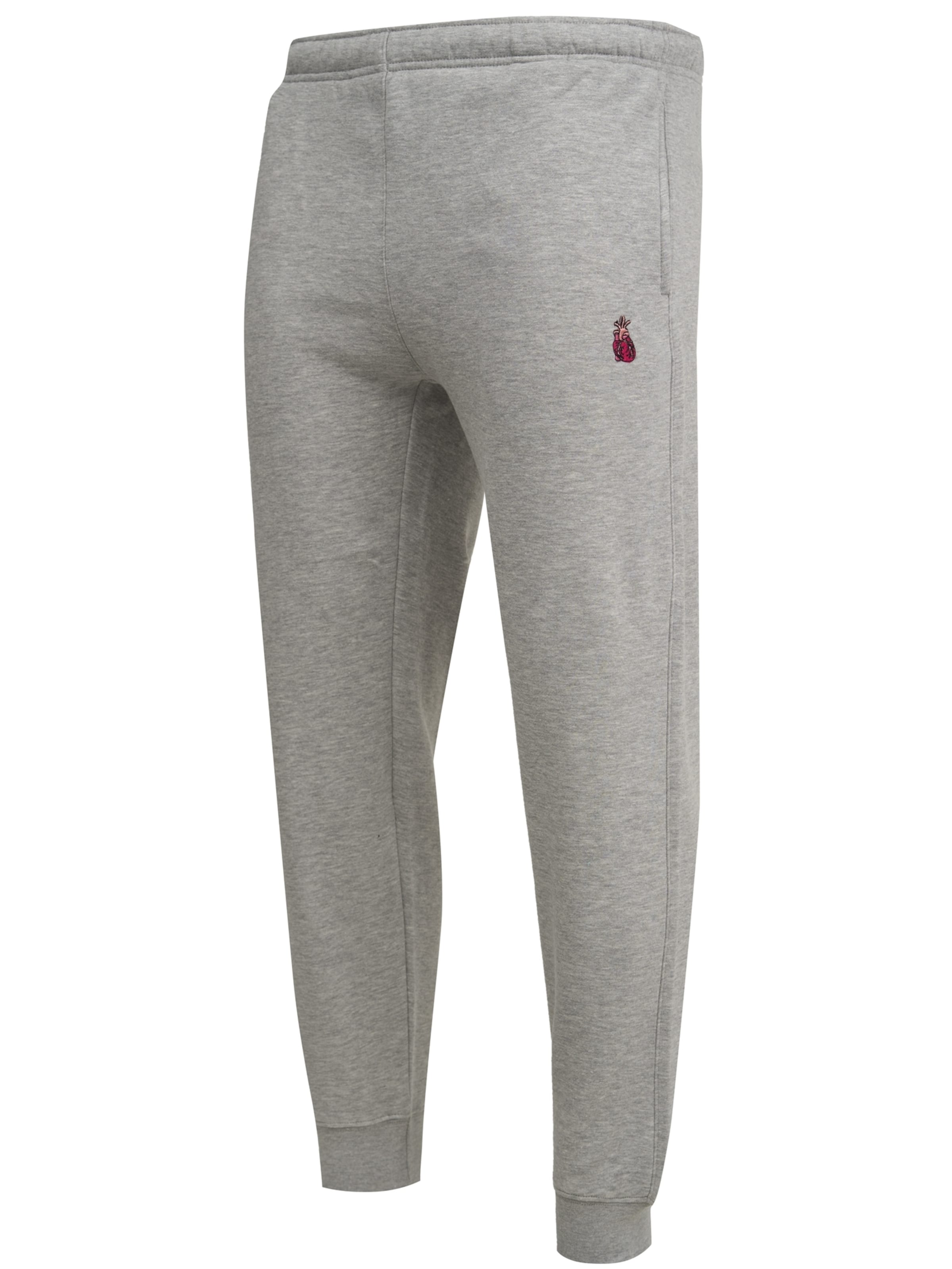 Mikon Pants 'Herz' in Grey: front