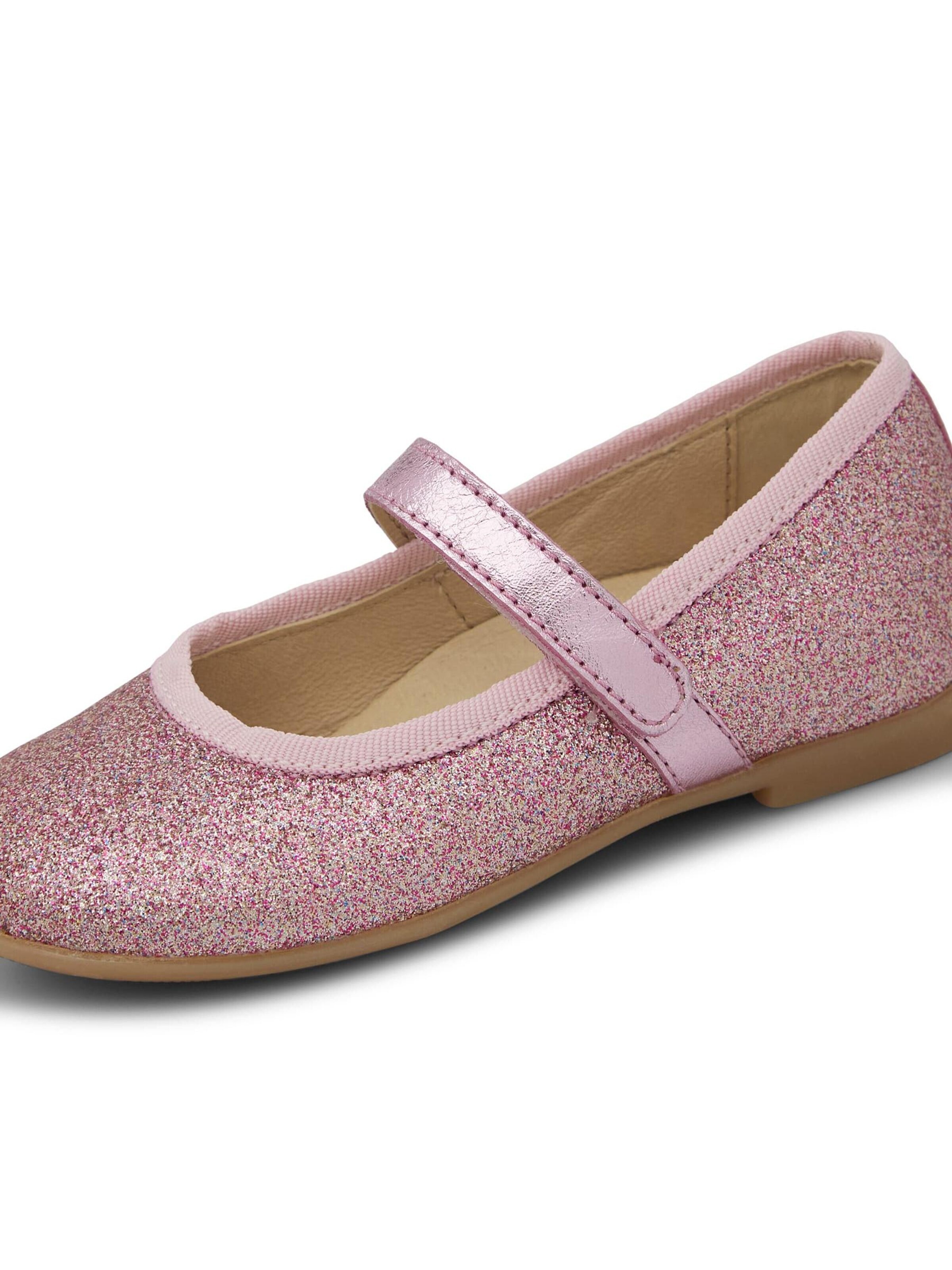 NATURINO Ballerina's 'ELANA' in Roze: voorkant