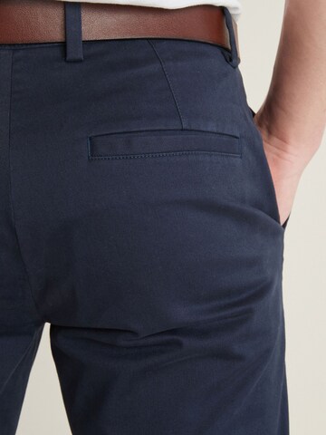 Next Slimfit Chino hlače | modra barva