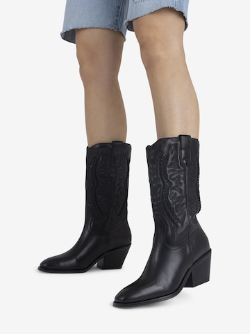 BRONX Cowboy Boots 'La-Titude' in Black