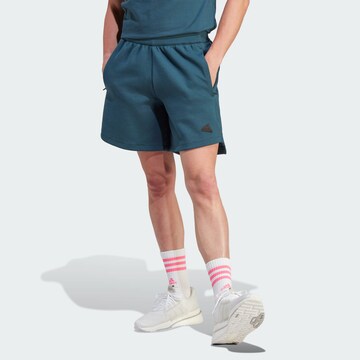 ADIDAS SPORTSWEAR Loosefit Sportshorts 'Z.N.E. Premium' in Blau: predná strana