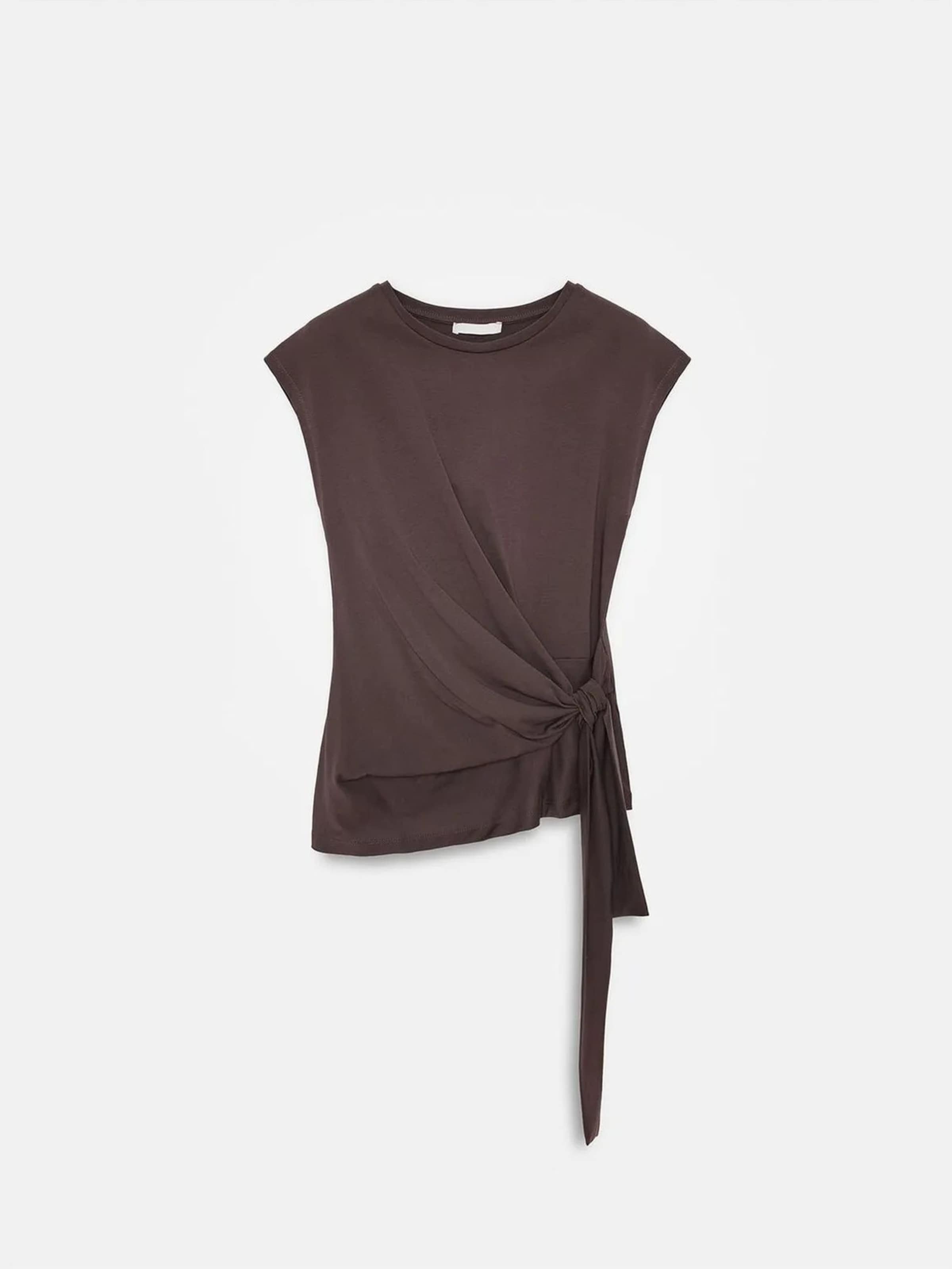 Dilvin T-Shirts in Braun: Vorderseite
