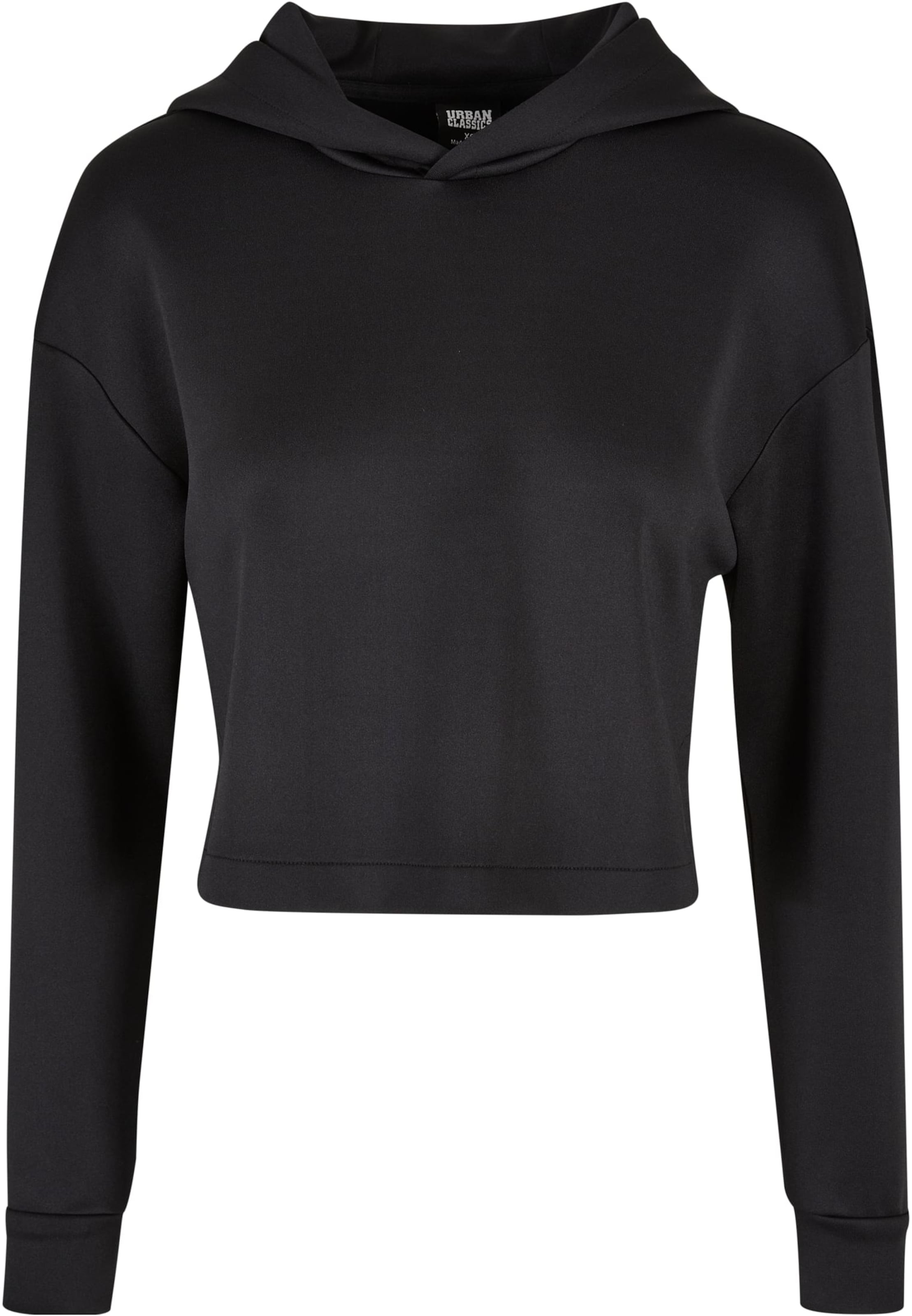 Urban Classics Sweatshirt in Black: front