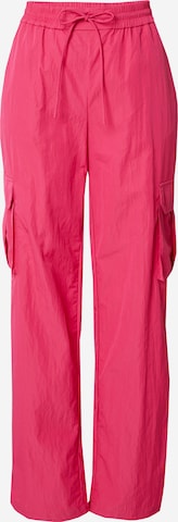 Harper & Yve Loosefit Cargobroek in Roze: voorkant