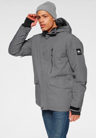 QUIKSILVER Regular fit Sports jacket 'Mission' in Grey: front