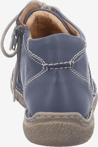 JOSEF SEIBEL Lace-Up Ankle Boots 'Neele' in Blue