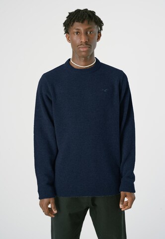Cleptomanicx Pullover in Blau: Vorderseite