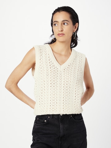 Pullover 'MAMBO' di Maison 123 in bianco: frontale