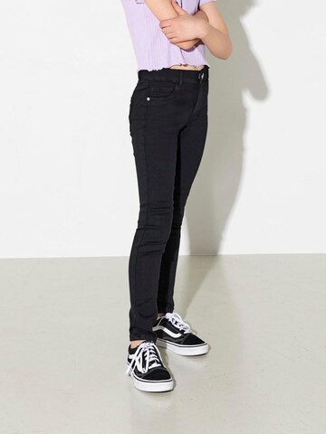 KIDS ONLY Slimfit Jeans 'Rain' in Zwart