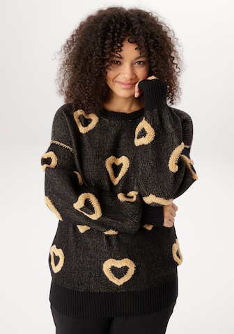 Aniston Pullover in Schwarz: Vorderseite