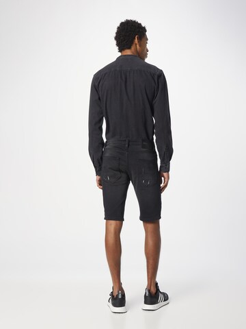 INDICODE JEANS Slimfit Shorts in Schwarz