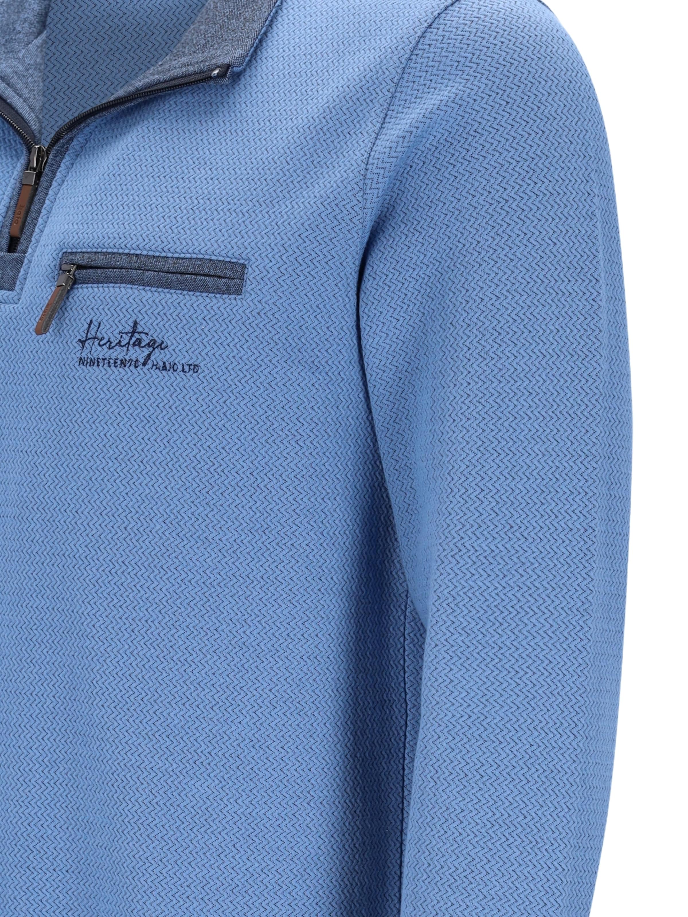 HAJO Sweatshirt 'Stay Fresh' in Blau