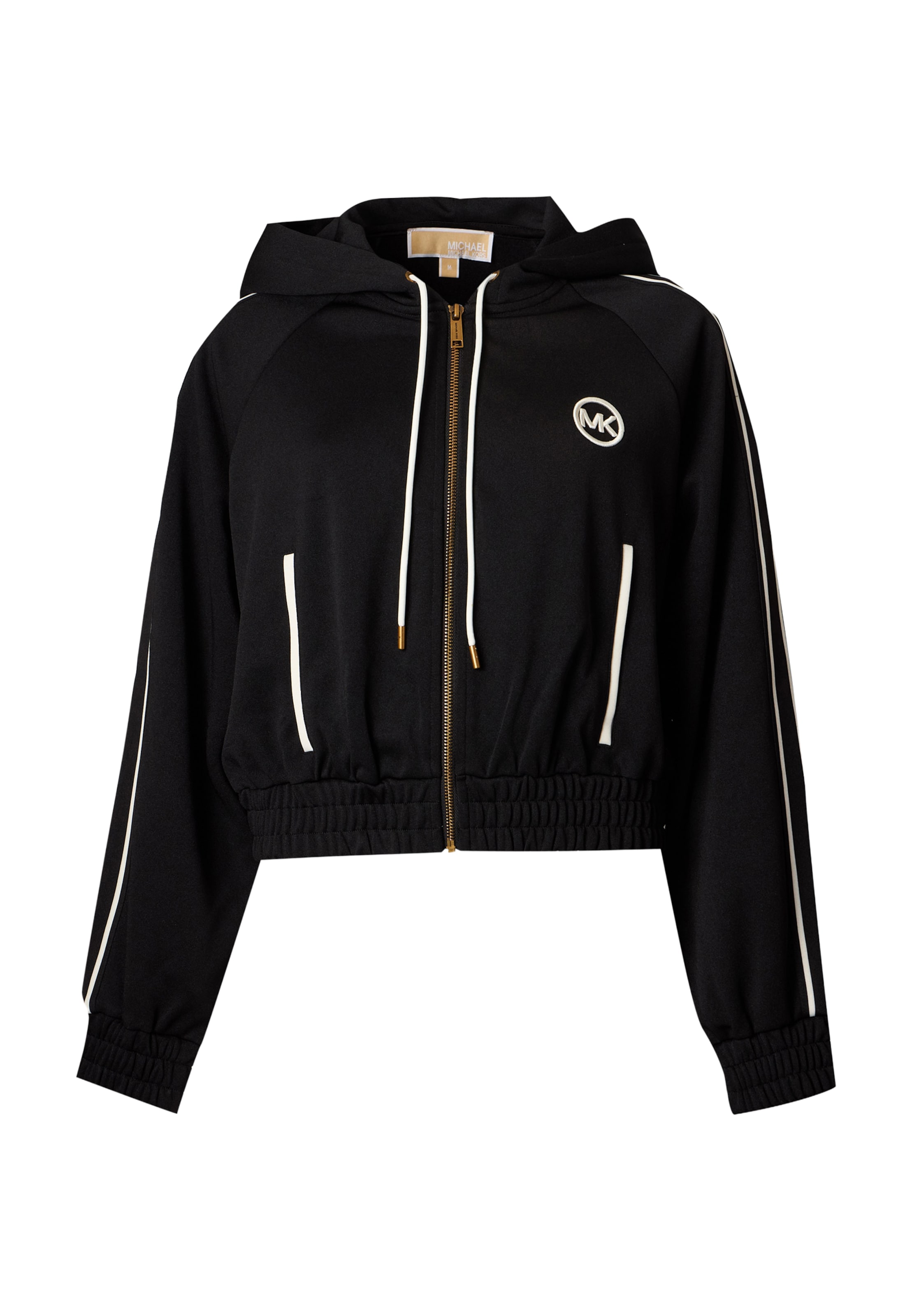 MICHAEL Michael Kors Sweatvest in Zwart: voorkant