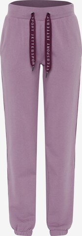 Jette Sport Tapered Hose in Lila: predná strana