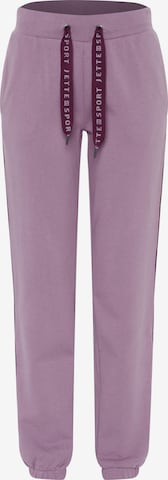 Jette Sport Pants in Purple: front