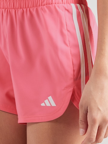 ADIDAS PERFORMANCE Loosefit Urheiluhousut 'PACER' värissä vaaleanpunainen