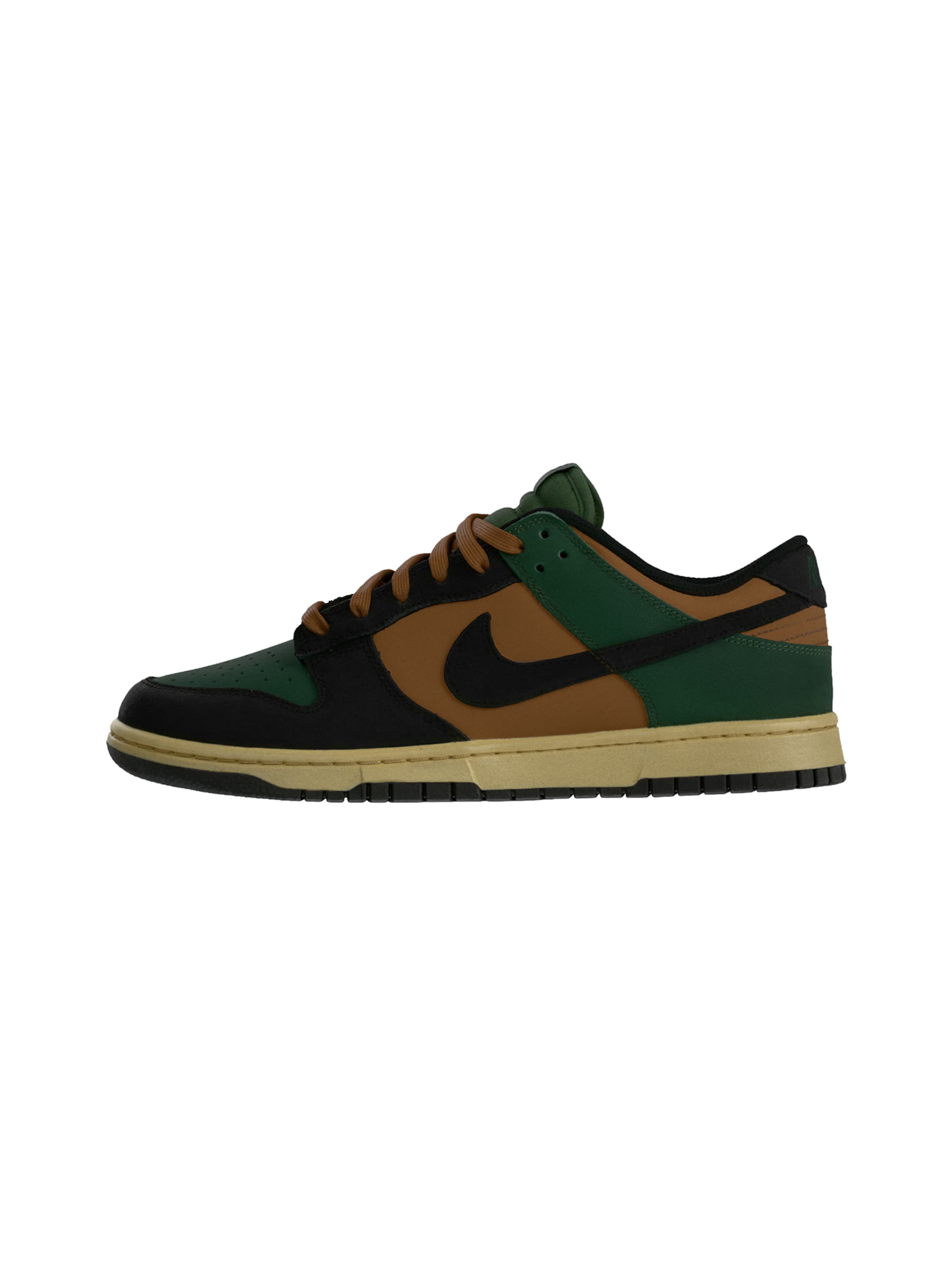 Nike Sportswear Низкие кроссовки 'DUNK LOW RETRO' в размере 39 в Коричневый / Зеленый / Черный, Обзор товара